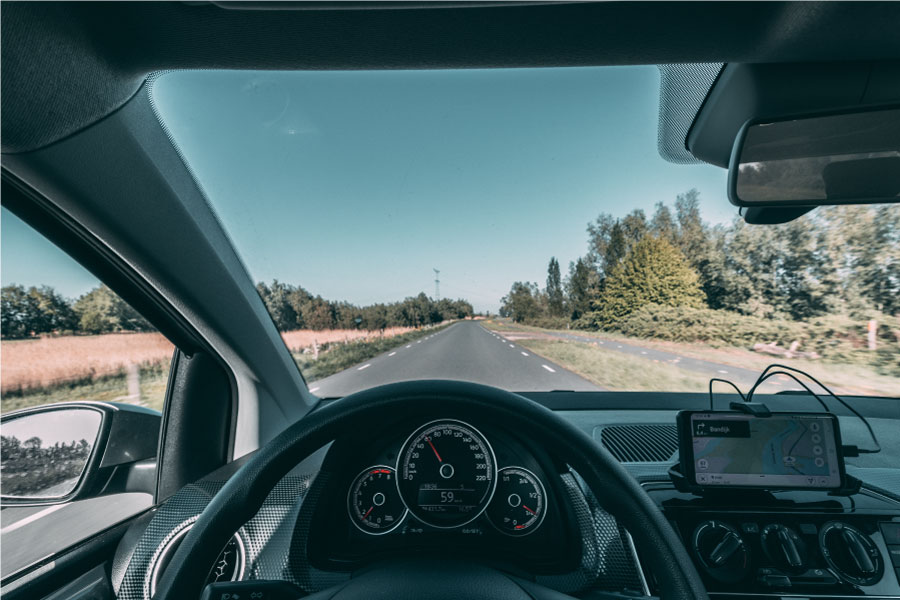 A vehicle’s windshield